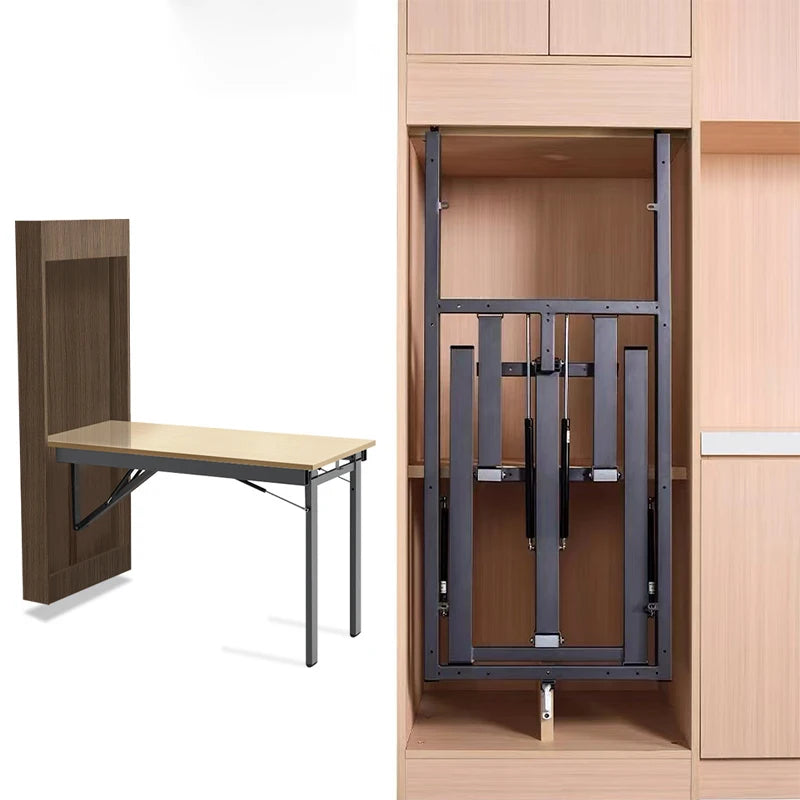 Fold Down Wall Table Accessories Wall Folding Table Multifunctional Wall Mounted Folding Table Accessories for Dining, Home,