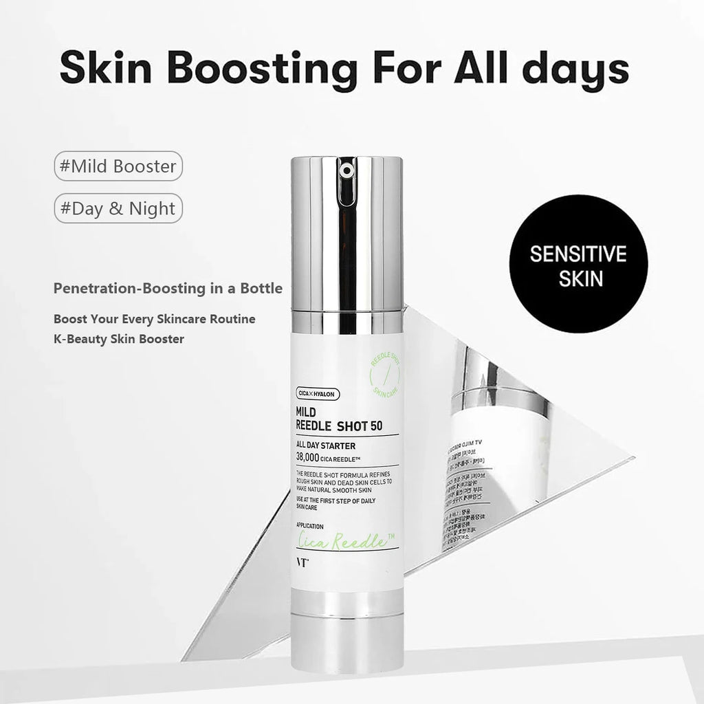 VT COSMETICS CICA Reedle Shot,Multi-Size Options,Essence Texture,Centella Asiatica,Intense Hydration,K-Beauty,Korean Makeup