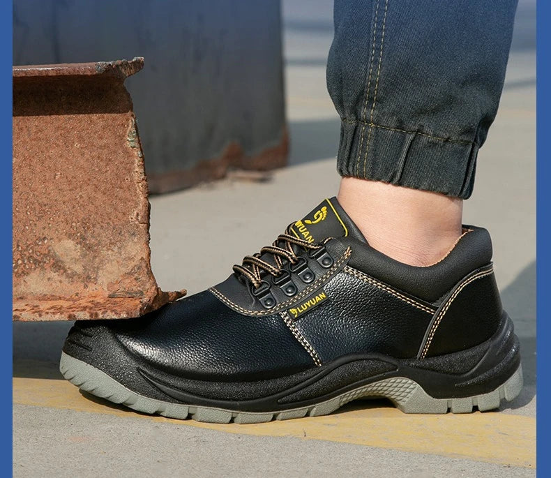 Steel Toe Shoes for Men Women Lightweight Anti-smash Steel Toe Sneakers Indestructible Work Boots Construction Safety Shoes