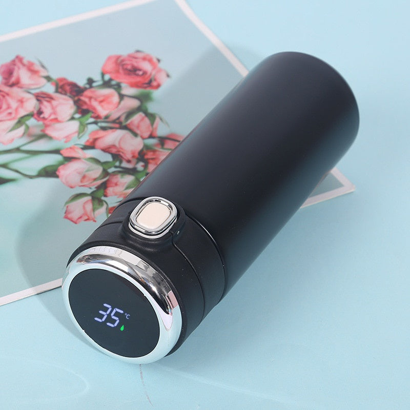 400ML Smart Thermos Stainless Steel Water Bottle Led Digital Temperature Display Coffee Thermal Mugs Intelligent Insulation Cups