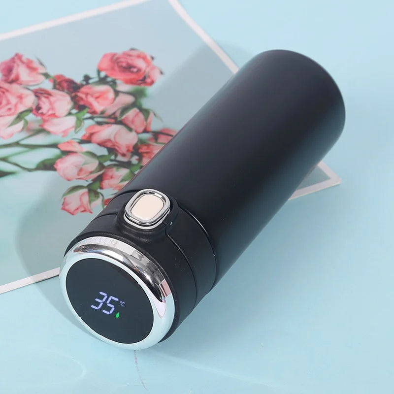400ML Smart Thermos Stainless Steel Water Bottle Led Digital Temperature Display Coffee Thermal Mugs Intelligent Insulation Cups