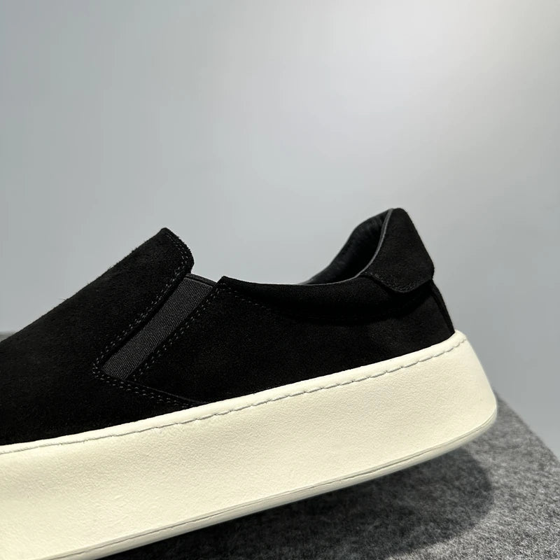 Fashion Slip on Mens Casual Shoes Outdoor Walking Footwear Breathable Lightweight Loafers Comfort Lazy Driving Shoes Board Shoes