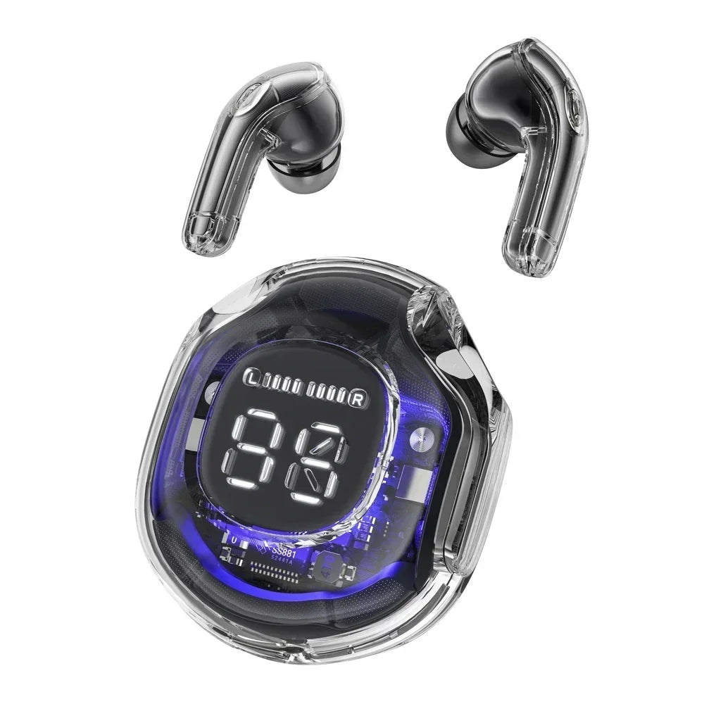 NEW Wireless Bluetooth Headset Wireless Headphones LED Power Digital Display Stereo Sound Wireless apply to smartphones