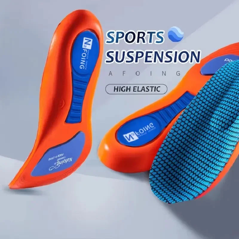 Orthopedic Insoles Feet Sport Shock-absorbing Insole Shoes Arch Support Plantar Fasciitis Templates Pads Men Women Sole Insoles