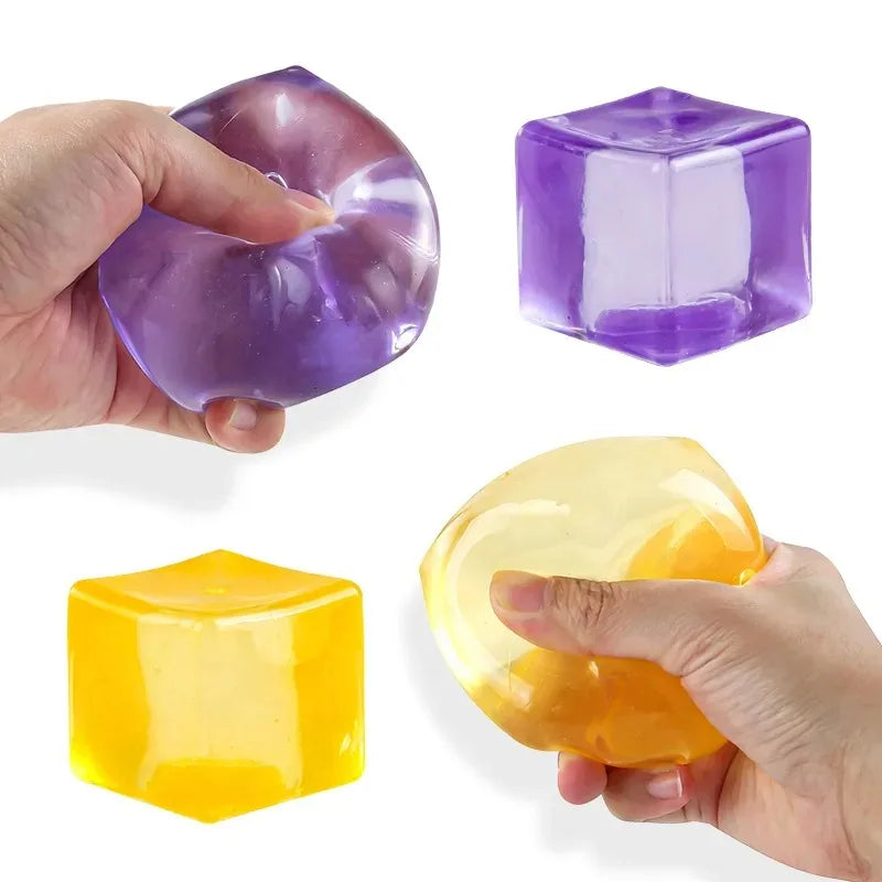 Needoh Nice Cube Sensory Stress Reliever Fidget Tool for Anxiety & Focus Desk Sensory Cube for Adults & Kids