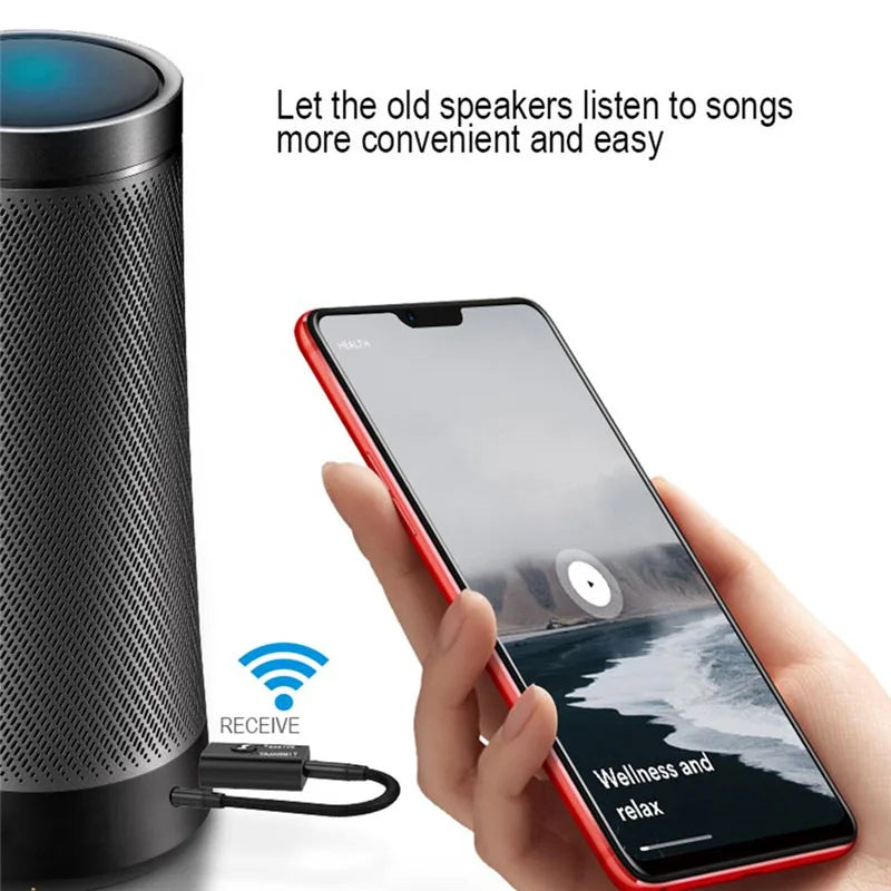Bluetooth Audio Adapter Bluetooth USB Receiving Transmitter 2 in 1 Audio Transmitter Receiver