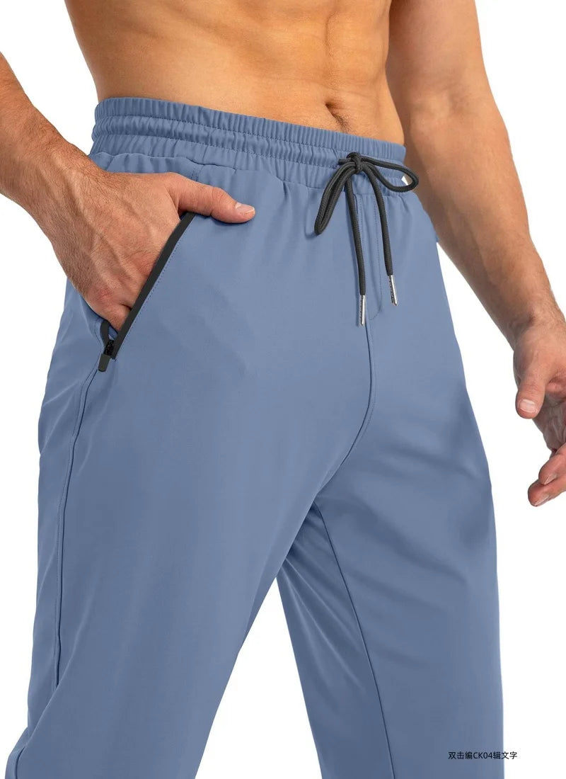 Jogging Sport Pants Sportswear Training Tracksuit Elastic Joggers Workout Athletic Trousers Gym Fitness Running Sweatpants Men