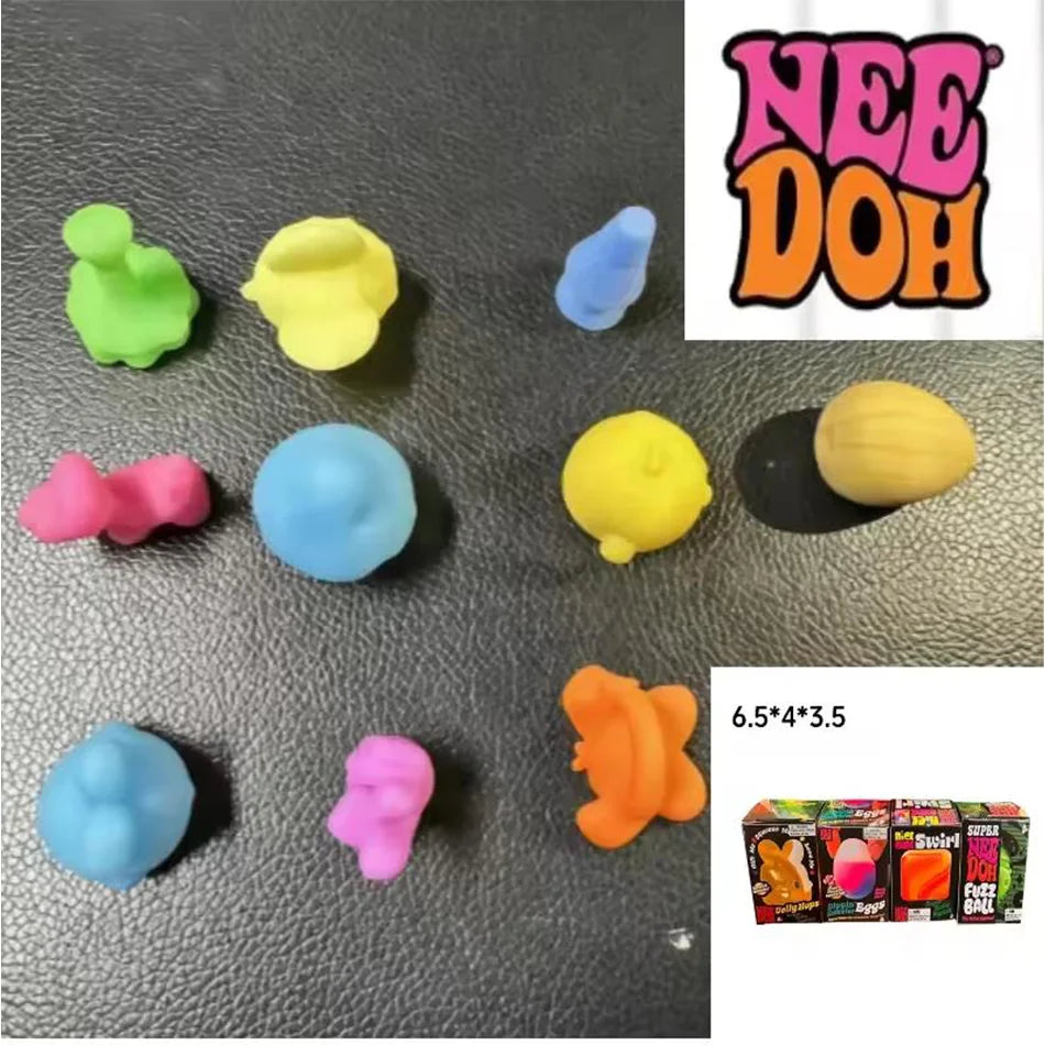 2026 New Needoh Golden Egg Treasure Hunt Blind Box Toy With Squishy Surprise Stress Relief Squeeze Kids' Easter Party Toy