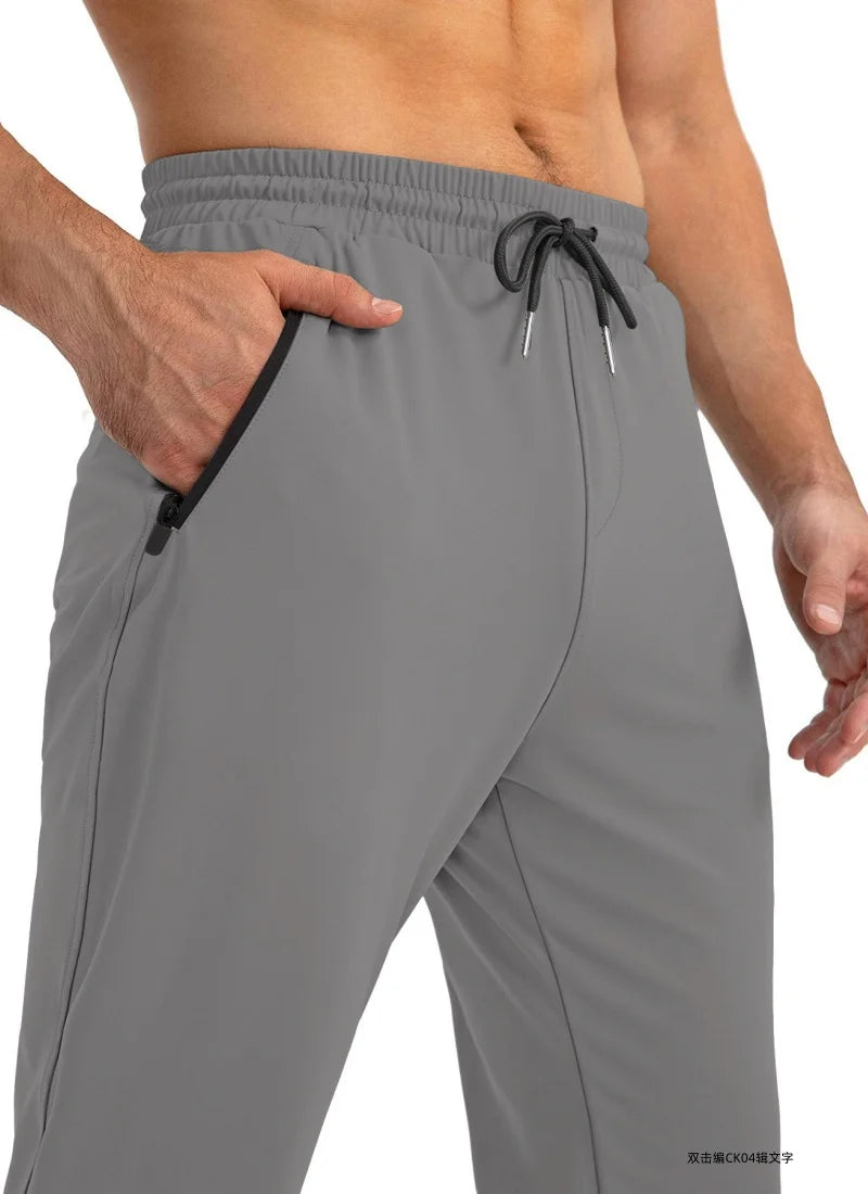 Jogging Sport Pants Sportswear Training Tracksuit Elastic Joggers Workout Athletic Trousers Gym Fitness Running Sweatpants Men