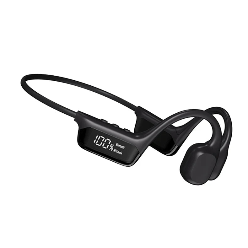 Bluetooth 5.4 Bone Conduction Wireless Headphones LED Display 32GB MP3 Player IPX8 Waterproof Swimming Sports HIFI Music Headset