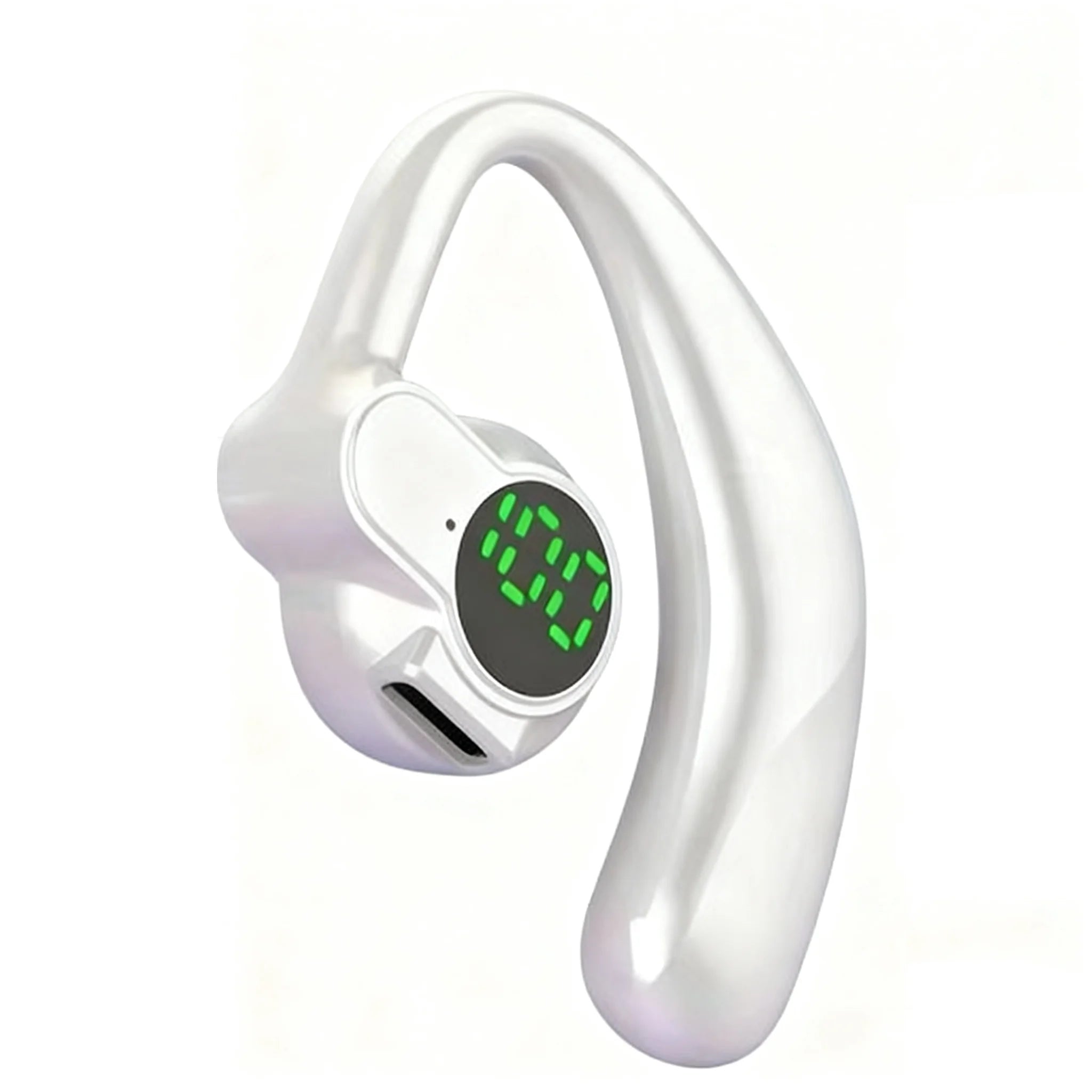 Bluetooth5.4 wireless earphones with digital display high-definition calling sport sleep earphones Type-C charging single ear