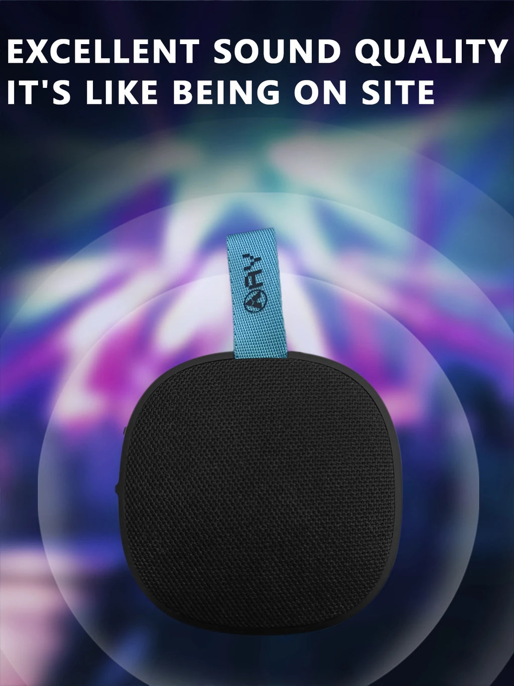 Bluetooth bathroom speaker, portable small speaker, IPX-4 waterproof speaker, suitable for bathroom parties and outdoor travel
