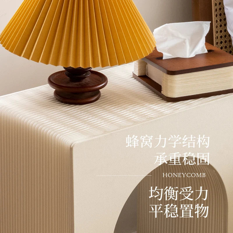 Folding paper sofa side cabinet small coffee table light luxury home creative mini side table bedside shelf small table 거실테이블