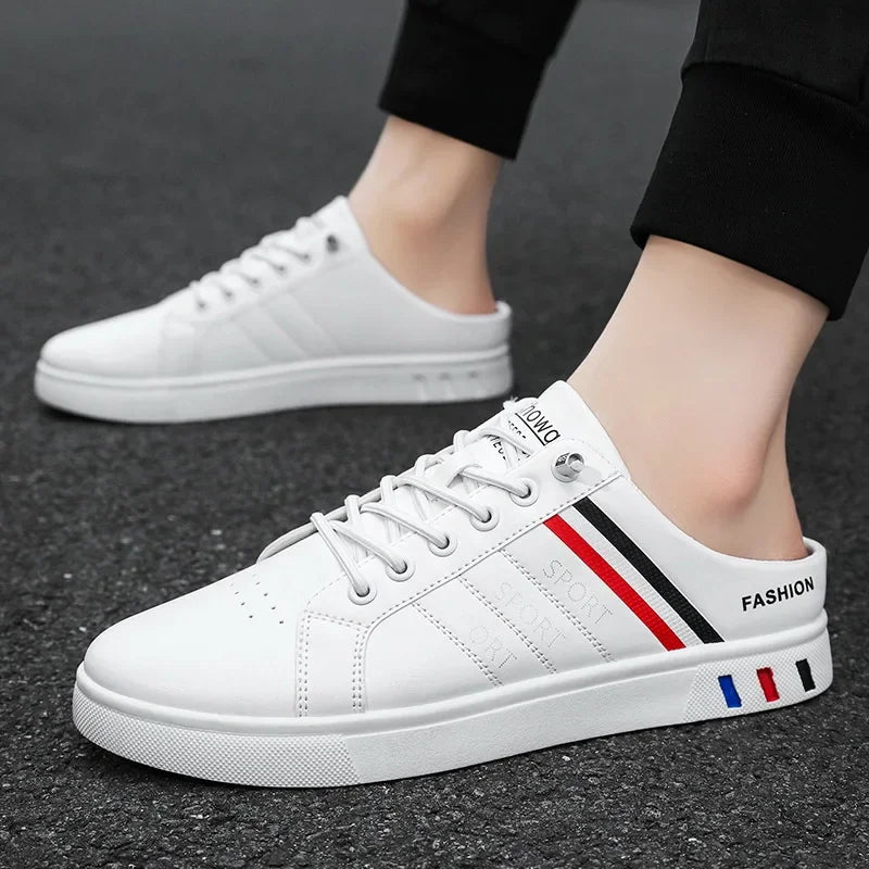 Summer Must-Haves High - End Men's Half Slippers, Fashion - Forward Flat Sneakers for Summer Designer Shoes Men