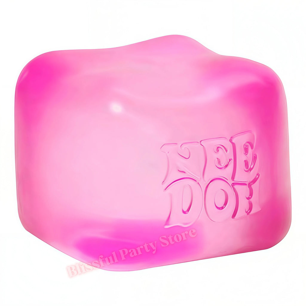 Needoh Nice Cube Sensory Stress Reliever Fidget Tool for Anxiety & Focus Desk Sensory Cube for Adults & Kids Party Favors Gifts