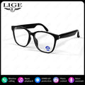 LIGE Bluetooth Inteligente Glasses Life Waterproof Smart Glasses Anti-blue Glasses Anti-ultraviolet Sunglasses for Android iOS