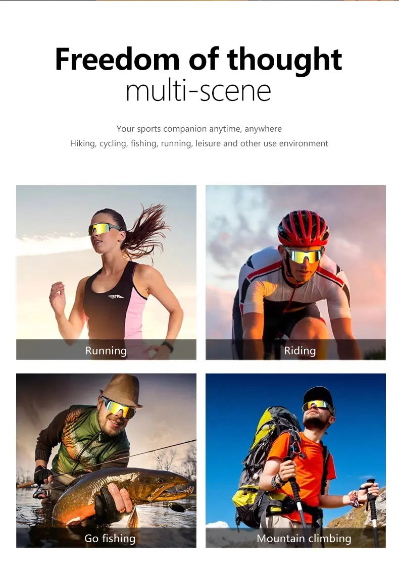 Cycling Bluetooth Smart Glasses Technology Audio Call Remote Headset Sunglasses Sports Driving Music Earbuds Headphones