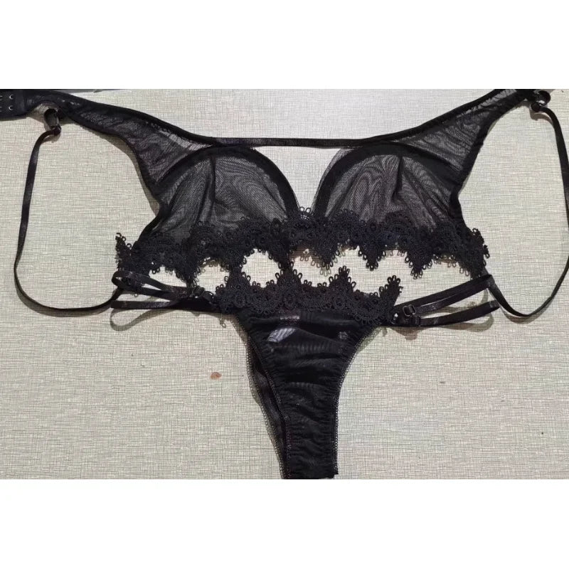 Sexy Lingerie for Women Underwear Panty Set Play See through Lace Bodysuit Babydoll Sleepwear