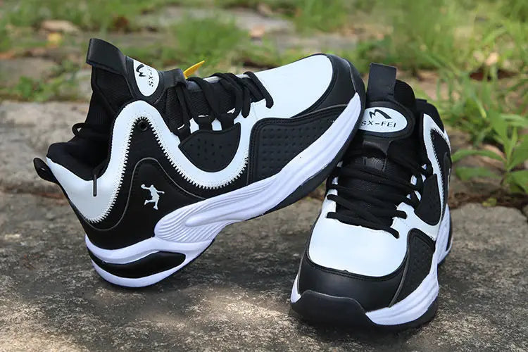 Men's High-Top Basketball Shoes New Wear-Resistant Sports Sneakers Athletic Outdoor Casual Training Boots