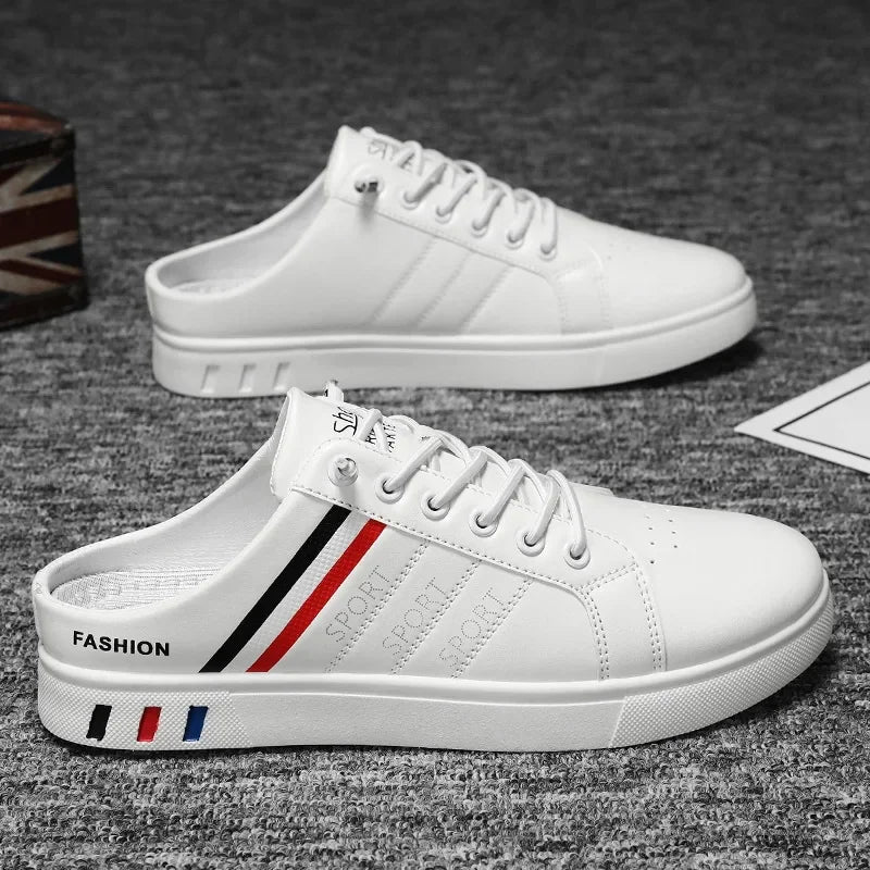 Summer Must-Haves High - End Men's Half Slippers, Fashion - Forward Flat Sneakers for Summer Designer Shoes Men