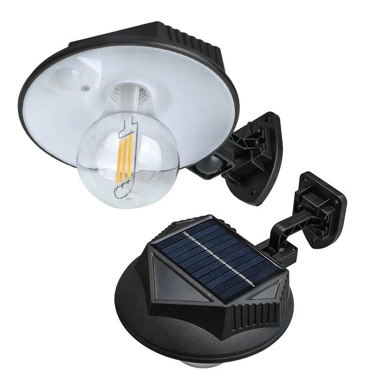 Solar Lantern Lights Outdoor Retro Solar Light with 4 Lighting Modes & Motion Sensor Waterproof Outside for Farmhouse Garden