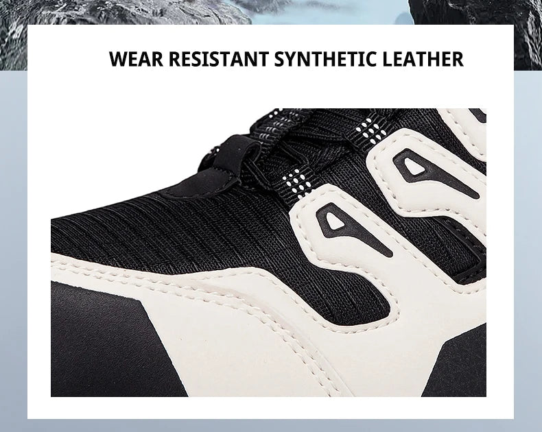 Men's Hiking Shoes Suede Leather Outdoor Shoes Wear-resistant Men Trekking Walking Hunting Tactical Sneakers