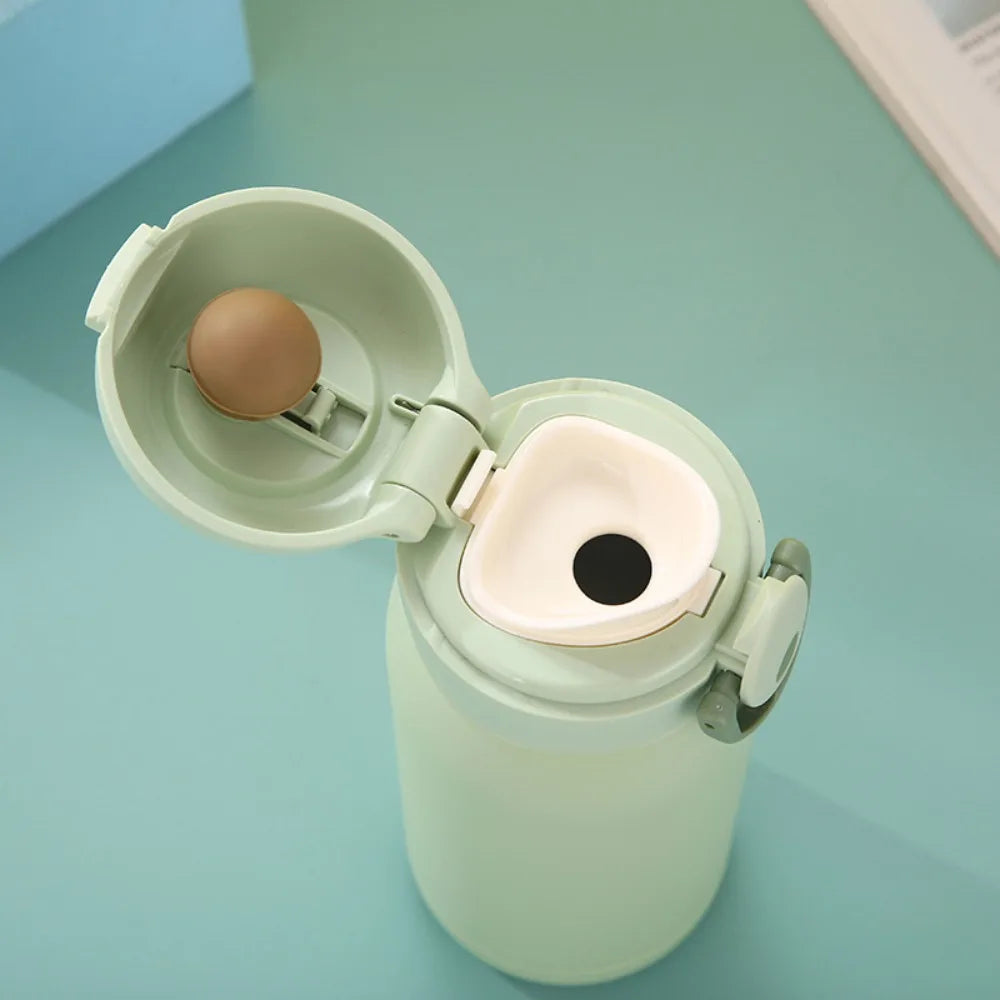 Thermal Coffee Mug 304 Stainless Steel Mini Thermos Cup Pop-up Lock 220/320ml Insulated Pocket Cup Small Capacity Vacuum Flask
