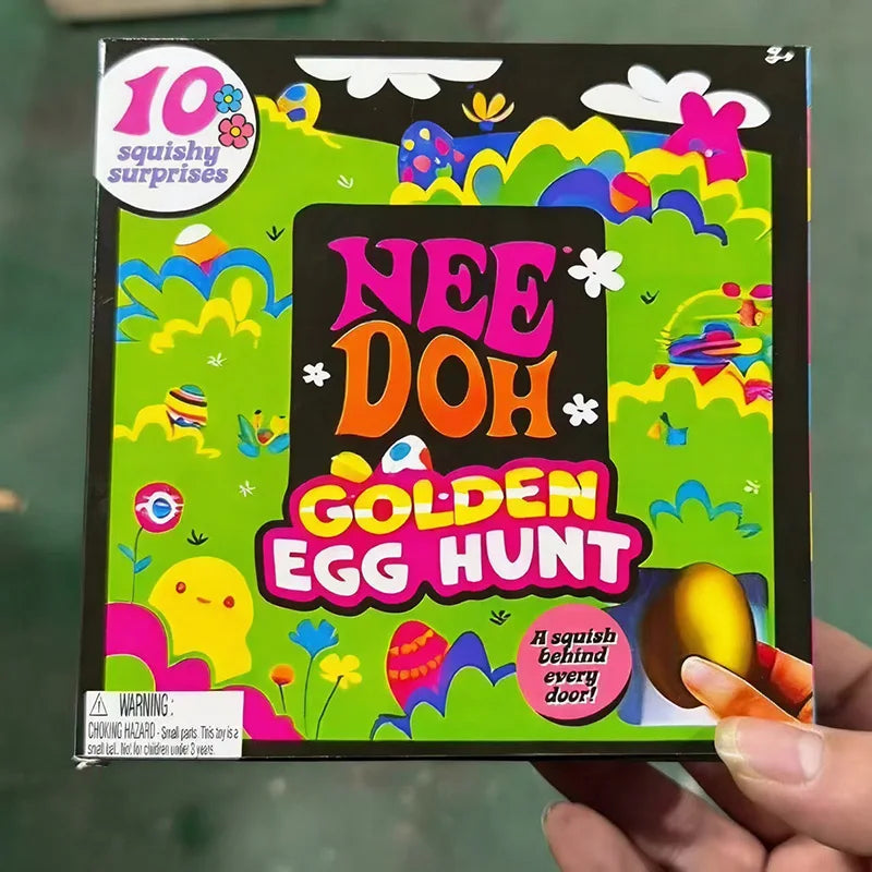 Needoh Golden Egg Treasure Hunt Blind Box Needoh Fidget Toys Anti-stress Sensory Squeeze surprises Toy gifts For Kids Adults