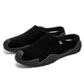 Fashion Slippers for Men Closed-toe Suede Slip Ons Shoes 2026 New Design Mens Casual Flats Loafers Comfortable Walking Shoes