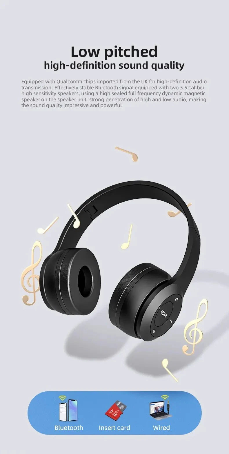 Bluetooth hands-free wireless headset P47 Bluetooth headset, suitable for all major brands of mobile phones