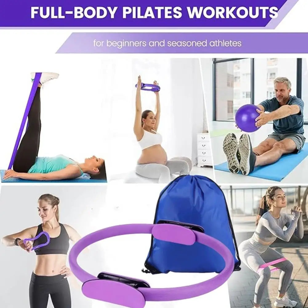 13Pcs/Set Yoga Pilates Fitness Kit Portable Professional Training Equipment Weight Loss Body Shaping Home Fitness Tools