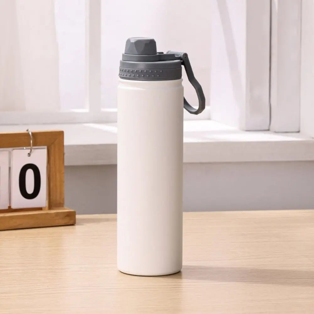 Reusable 750ML Thermal Water Bottle Large Capacity Wide Mouth Sport Thermos Cup Leak Proof Handheld Vacuum Flask Household