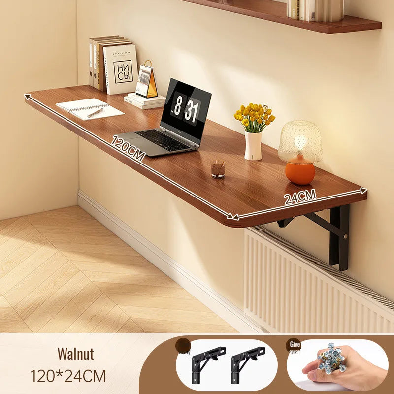 Household Wall Mounted Foldable Desk Waterproof and Anti Fouling Panel Multi Functional Suspended Wall Table