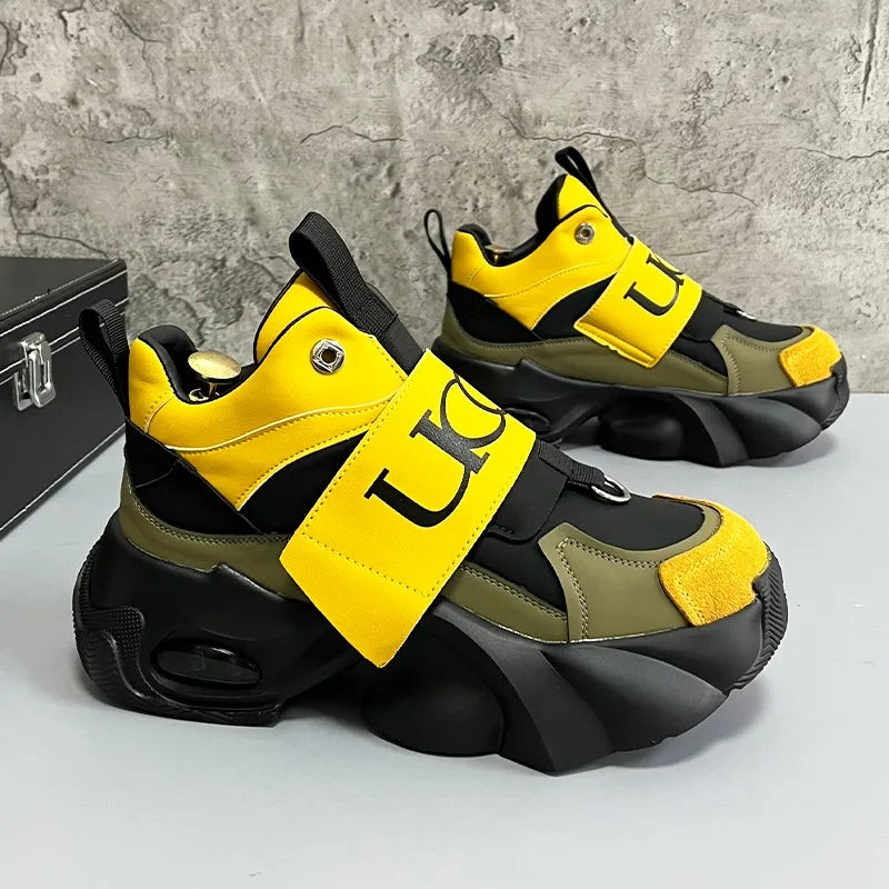 Men's shoes - versatile and trendy for all seasons, suitable for couples. This small-scale niche brand features anti-slip air cu
