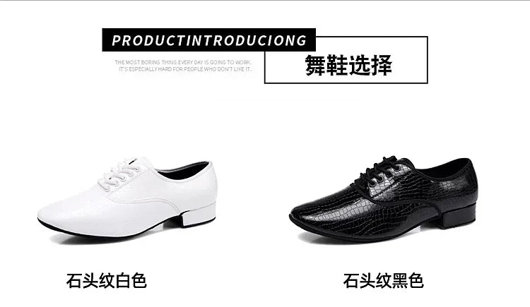 Male Big Size White Dance Shoes Men Soft Leather Latin Shoes Man Jazz Waltz Ballroom Dancing Yoga Train Sneakers Stage Footwear