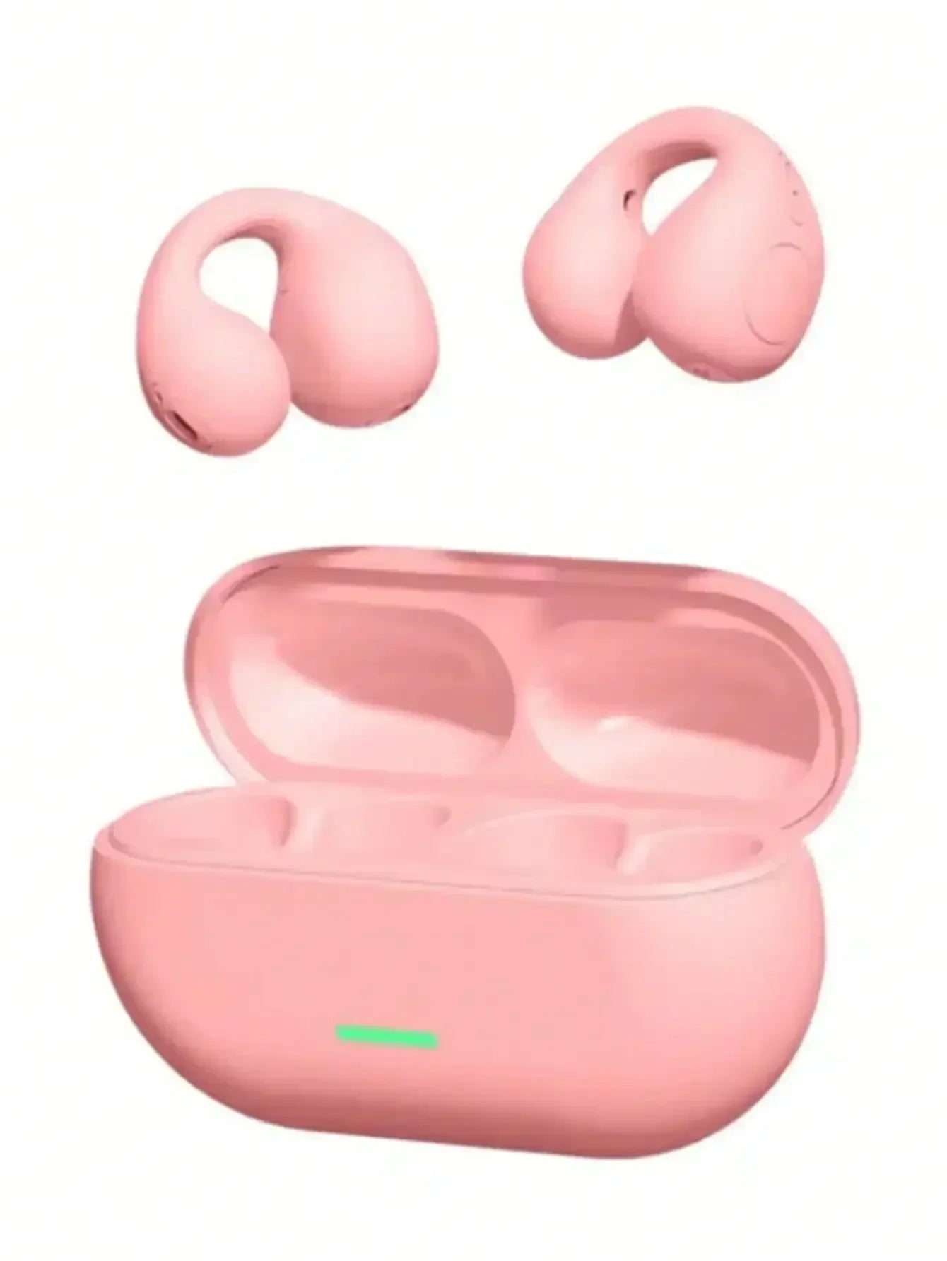 Bluetooth 5.3 Wireless Bone Conduction Headphones Clip Ear Music Noise Canceling Headset HD Call Sports Gaming Earphone