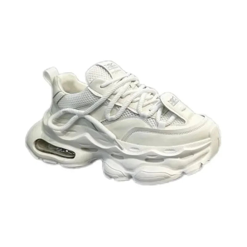 New Trendy Men's Shoes Thick Soled Tall Fashion Casual Shoes Comfortable Soft Soled Mountaineering Sports Shoes Sneakers Men