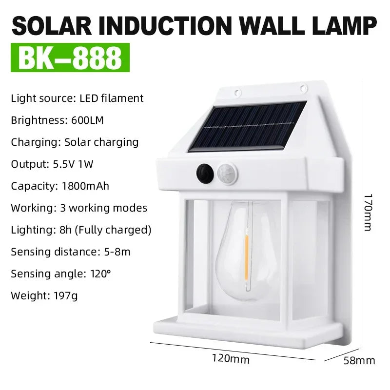 Powerful Outdoor Solar Lamp Garden Solar Powered Streetlight Outdoor Lights Waterproof Light Led Lighting External Decoration