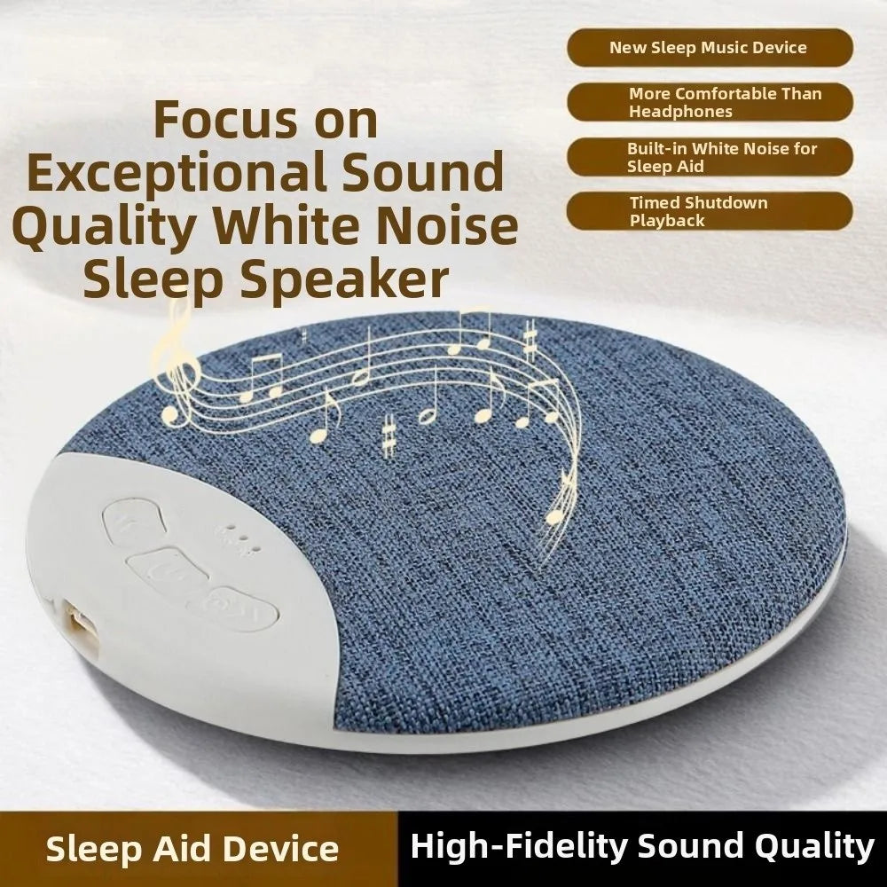 Bluetooth 5.3 Under Pillow Bluetooth Speaker HiFi Stereo Sound 3-Level Timer White Noise Machine Sleep Aid Built-in White Noise