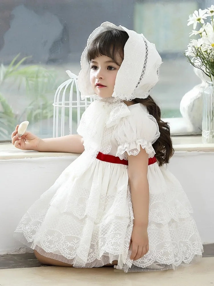 Summer Baby Girls Flower Girl Dresses  Kids Dresses for Girls Eid Dress for Party and Festival festival Fashion Sweet Clothes
