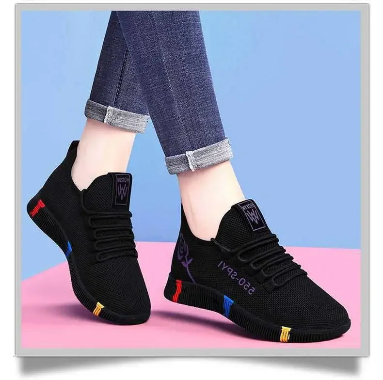 Shoes for Women Outdoor Sports Shoes Women Lightweight Non-slip Breathable Sneakers Soft Walking Shoes Zapatillas Mujer 2023