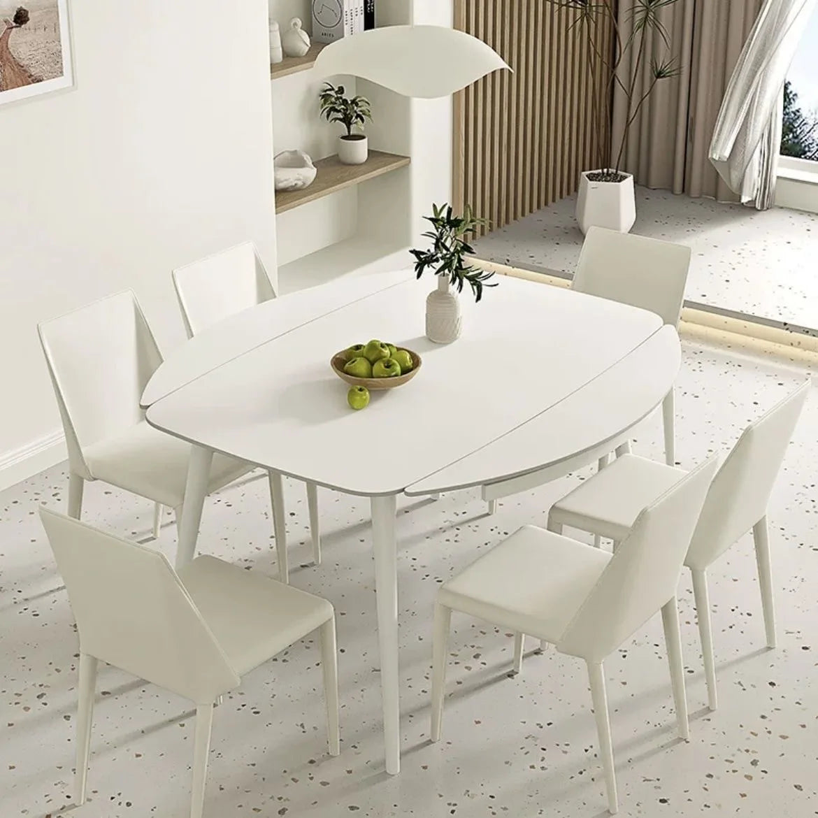 Folding Extendable Dining Table Kitchen Extending Nordic Designer Dining Table High Center Salon Mesas De Jantar Home Furniture