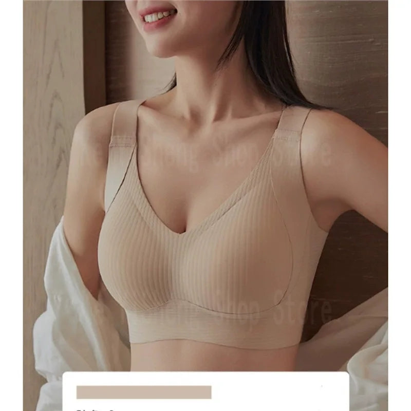 Lingerie women's seamless bra, anti-sagging women's beautiful back, comfortable and breathable bra, sexy 846