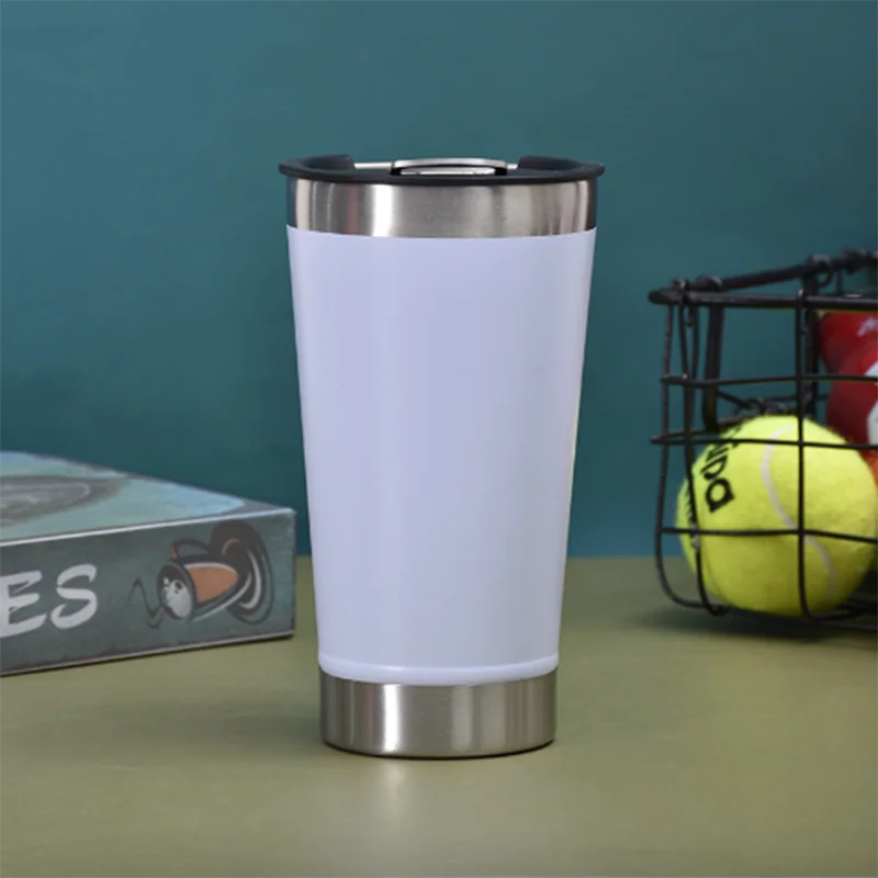 437ml Beer Cups Thermal Cup With Bottle Opener Lid Stainless Steel Thermos Bottle For Tea Thermal Cups For Cold Beer Thermoses