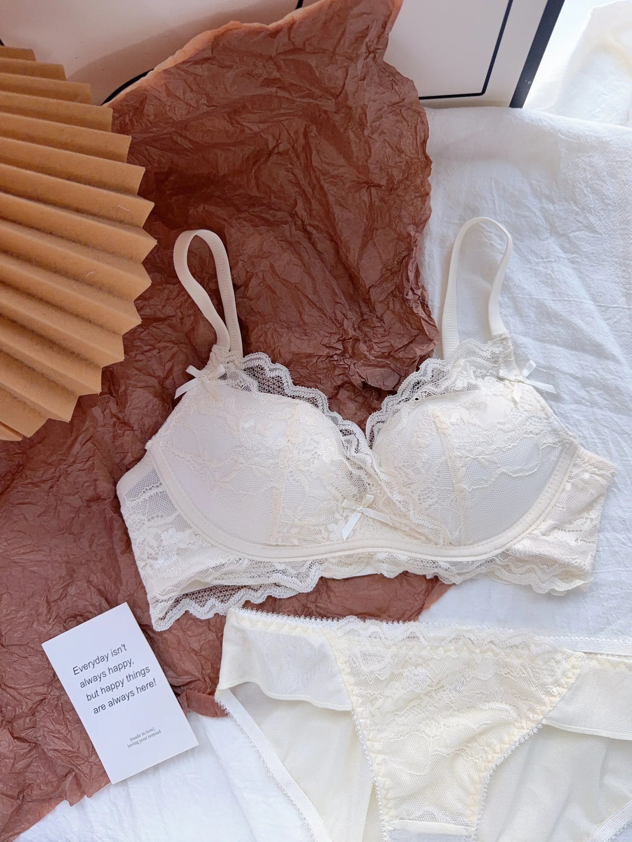 Cute Red Bra and Panty Set Women,Comfortable No Wire Push Up Lingerie,Sexy Bridal Wedding Lingerie Set,Girls Birthday Present