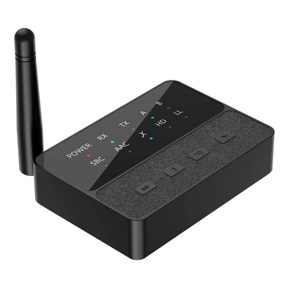 Bluetooth-Compatible 5.3 Wireless Stereo Receiver Transmitter 2 In 1 HIFI Stereo Adapter Wireless Audio Dongle for Speaker TV PC