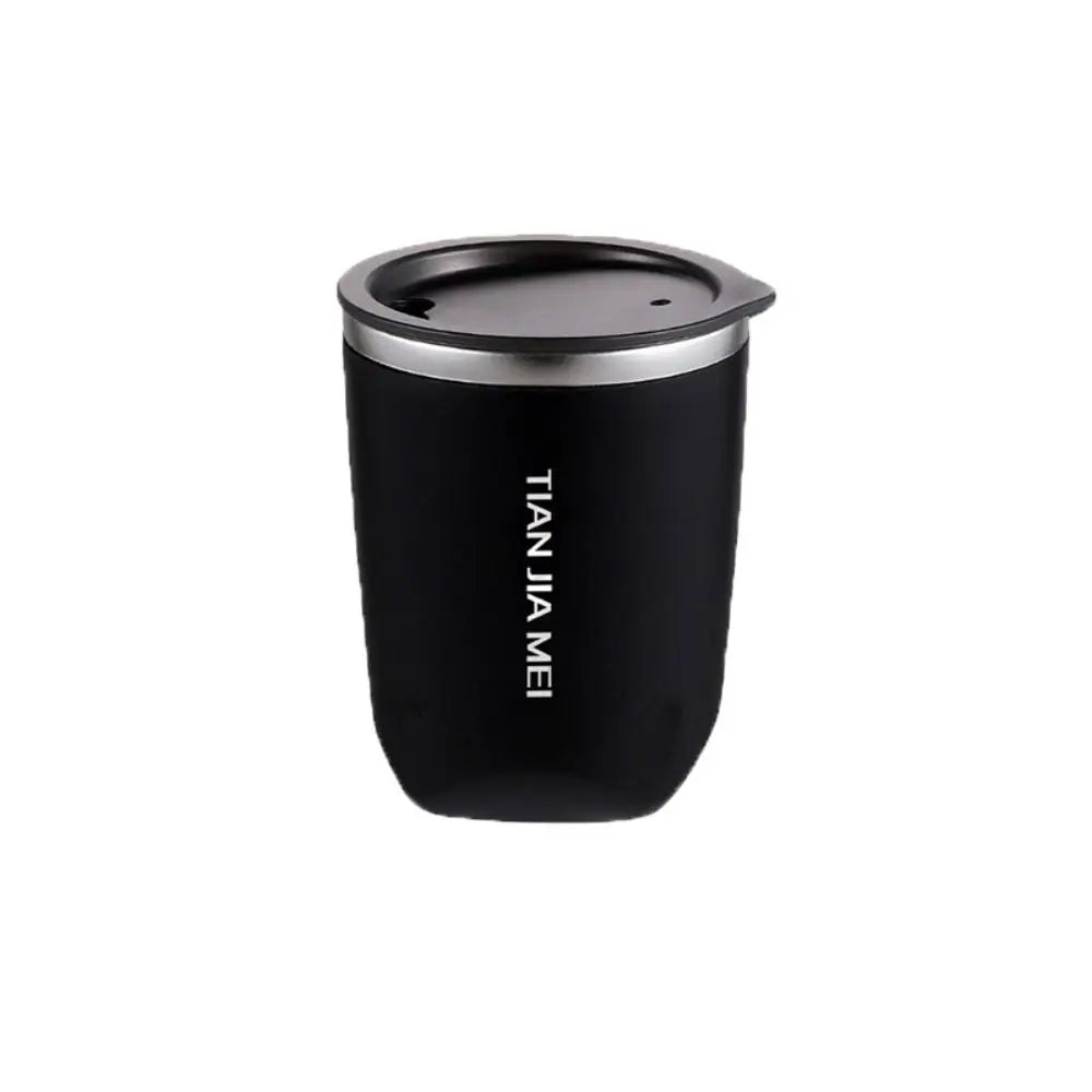 Drinkware 300ML Thermal Coffee Mug with Lid 304 Stainless Steel Vacuum Flask Leak-Proof Double Layer Insulated Tumbler Gift
