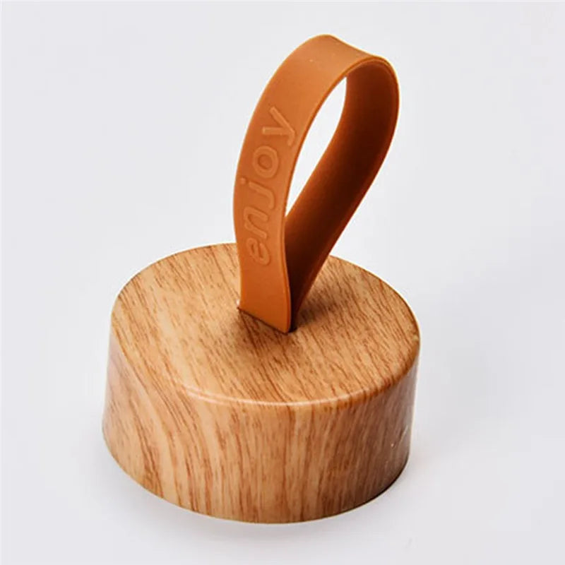 PortableThermal Cup Double Wall Travel Mug Creative Wood Grain Mini Cups Stainless Steel Vacuum Insulated Bottle