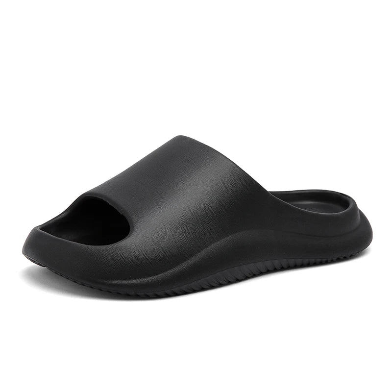 Men's Slippers Fashion Casual Home Sandals Non-Slip Wear-Resistant Soft Soles Couple Style Shoes Thick-Soled Outdoor Beach Shoes