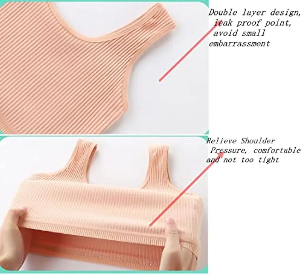 Cotton Girls Panties And Bras Sets Teenage Girls Cotton Training Bra Panty Set Solid Kids Sports Bra Briefs Underwear